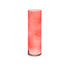 Jarrón de Cristal Cilíndrico 12 cm Diámetro x 40 cm Alto Color Teja - Giftdecor (6 Unidades) Jarrón de Cristal Cilíndrico 12 cm Diámetro x 40 cm Alto Color Teja - Giftdecor (6 Unidades)