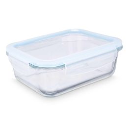 Fiambrera de Vidrio Borosilicato Hermética 1000ml Vivalto - 20.5x7x15.5 cm (12 Unidades) Fiambrera de Vidrio Borosilicato Hermética 1000ml Vivalto - 20.5x7x15.5 cm (12 Unidades)