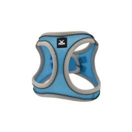 Nayeco X-Trm Neo Arnés para Perro Transpirable Acolchado Reflectante Ajustable con Cierre de Seguridad Azul Talla S 40-45 cm