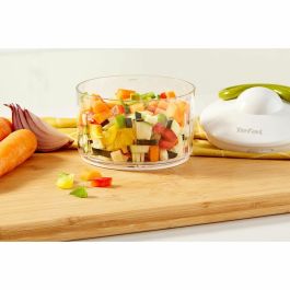 Mini Picadora Manual con Cuerda Tefal K13304DISP Blanco Acero Inoxidable Plástico