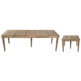 Mesa de Comedor Home ESPRIT Natural Abeto 100 x 100 x 78 cm
