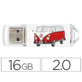 Memoria Usb Techonetech Flash Drive 16 grb 2.0 Camper Van-Van