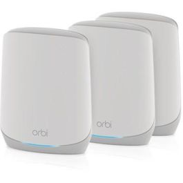NETGEAR Orbi RBK763S Sistema de malla Tribanda Wi-Fi 6 (802.11ax) Blanco con 3 Unidades Cobertura 525 m² Precio: 878.78999967. SKU: B1G5D4DSDV