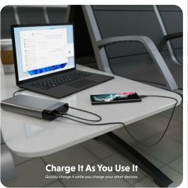HYPER HJ245B Batería Externa 27000 mAh Plata HYPER HJ245B Batería Externa 27000 mAh Plata