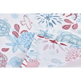 Camino Mesa Navidad Moderna DKD Home Decor Azul Celeste Rojo 150 x 0.2 x 50 cm (4 Unidades)