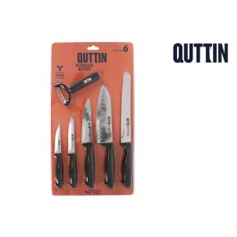 Set de 6 cuchillos y peladores Nero - Quttin (4 Cajas) Precio: 39.49999988. SKU: B1FJCWX4XE