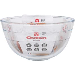 Bol Mezclador de Vidrio Quttin 24 cm 3.8L (6 Unidades) Bol Mezclador de Vidrio Quttin 24 cm 3.8L (6 Unidades)