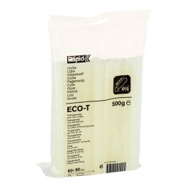 Rapid 24941500 Barra de Cola Termofusible Eco T Transparente Ø12x190mm, 500g, Universal, 160-200°C