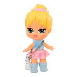 Bratz Muñeca Cloe Babyz Runwayz, incluye top azul, falda rosa y accesorios, +6 años