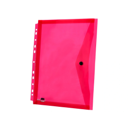 Liderpapel 36669 Carpeta Dossier Broche Polipropileno Din A4 Pack 5 Colores Surtidos Transparente Multitaladro