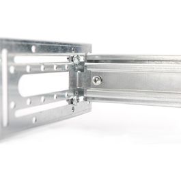 Digitus 4HE 19" Soporte para Carril DIN 4U Acero Galvanizado Plata