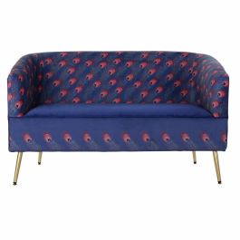 Sofa Glam DKD Home Decor Lila Dorado 70 x 80 x 130 cm