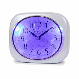 Reloj-Despertador Analógico Timemark 10 x 8,5 x 4 cm Blanco Plástico Clásico Precio: 12.50000059. SKU: B19AJBKBGG