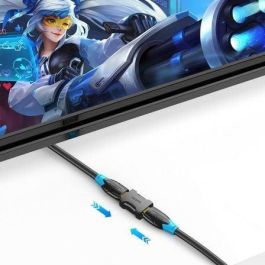 Vention AIRB0-2 Adaptador Conector HDMI 2.0 Hembra a Hembra 4K 60Hz. Acoplador Extensor de Cable HDMI Negro - Pack 2 Unidades