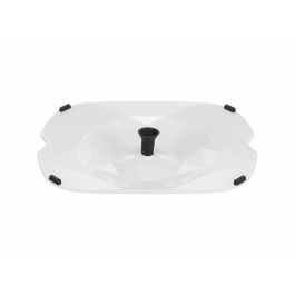 Fuente para Mascotas Trixie Polygon Blanco Gris Silicona Melamina 2,5 L 28 x 11 x 22 cm