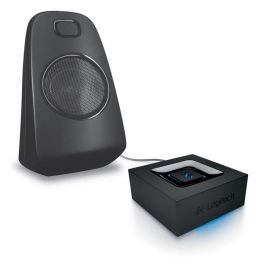 Logitech Adaptador de Audio Bluetooth para Altavoces, Convierte Sistema de Sonido en Inalámbrico, Conexión Multipunto RCA 3.5mm