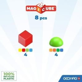 Bloques magnéticos - GEOMAG - Magicube 061 - 8 piezas - Apilables - Plástico reciclado Bloques magnéticos - GEOMAG - Magicube 061 - 8 piezas - Apilables - Plástico reciclado