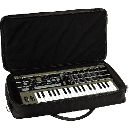 GATOR Funda Teclado Microkorg GKB - Funda Negra para Microteclado con Correa Gator