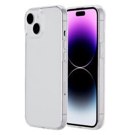 eSTUFF Funda TPU INFINITE VIENNA para iPhone 15 Transparente - Plástico 100% Reciclado con Certificación GRS
