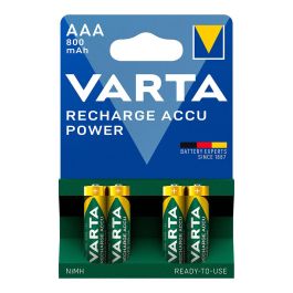Varta 56703101404 Pilas Recargables Ni-MH HR03 AAA 800mAh Accu Power 4uds Precio: 8.88999947. SKU: S7902182