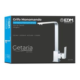 Grifo monomando de cocina. caño alto. serie getaria. edm