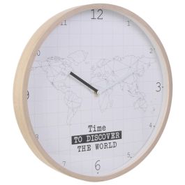 Reloj Pared Mapamundi Home Deco Factory diámetro 40 cm Precio: 14.69000016. SKU: B1JRHB5JC4