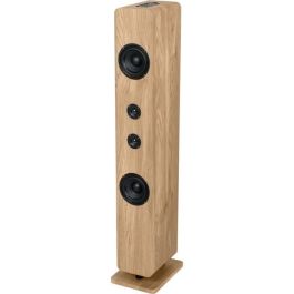 Torre de sonido Bluetooth - THOMSON - Madera/Negro - 120W, Óptico, USB, Ecualizador, TWS, Control remoto, Fuente de alimentación. 230 V