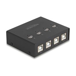 DeLOCK 11507 Switch USB 2.0 para 4 Ordenadores y 4 Dispositivos, 8 Puertos, Transferencia 0.48 Gbit/s, Color Negro Precio: 42.6888. SKU: B1DJN3VWZG