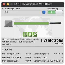 LANCOM Upgrade Advanced VPN Client para Mac, 1 licencia, gestión de redes para macOS 15 Sequoia a macOS 11 Big Sur Precio: 84.50000031. SKU: B13C8TFRBE