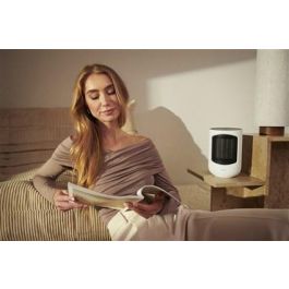 Duux Calefactor Zone Personal Ceramic Blanco - 3 Ajustes de Calor, IP21, Ideal para Baños Duux Calefactor Zone Personal Ceramic Blanco - 3 Ajustes de Calor, IP21, Ideal para Baños