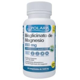 POLARIS Bisglicinato de Magnesio 60 Comprimidos. Alta absorción. Reduce cansancio, apoya función muscular y ósea. Sin gluten/lactosa. Precio: 13.4999997. SKU: B138VAVZ37