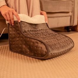 Cecotec Calientapiés HeatConfort Negro y Gris 100 W Unisex con Apagado Automático