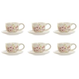 Cafe Romantico DKD Home Decor Rosa Blanco 18 x 20 x 20 cm Set de 6 Precio: 33.59000051. SKU: B1B4MY8N22