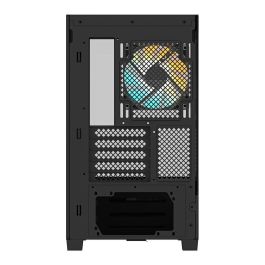 GIGABYTE C201 PANORAMIC Caja PC Gaming Midi Tower Negra con Panel Vidrio Templado, 3 Ventiladores ARGB y Soporte Radiador 360mm