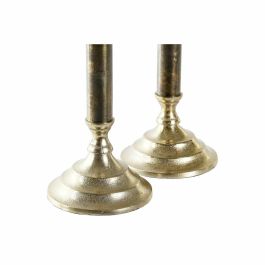 Candelabro Moderno DKD Home Decor Dorado Plateado 10 x 31.5 x 10 cm Set de 2 (2 Unidades) Candelabro Moderno DKD Home Decor Dorado Plateado 10 x 31.5 x 10 cm Set de 2 (2 Unidades)