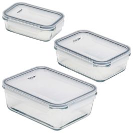 Cook Concept Juego de 3 Herméticos Horno Cristal con tapa 1,8L 0,8L 0,35L Precio: 15.68999982. SKU: B1FTX9H5VE