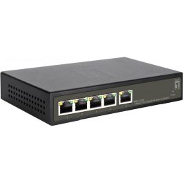 Level one GES-2105P Switch Smart Lite Gigabit PoE de 5 Puertos, 4 Salidas PoE, 60W PoE Total