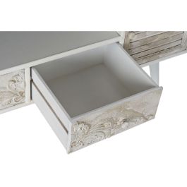Mueble Tv Neoclasico DKD Home Decor Blanco Beige 40.5 x 52 x 136 cm Mueble Tv Neoclasico DKD Home Decor Blanco Beige 40.5 x 52 x 136 cm