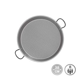 Paellera de acero pulido para induccion y vitroceramica ø38 cm (8 personas) Precio: 21.49999995. SKU: S7904301