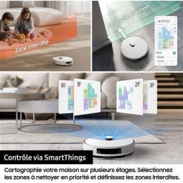 Samsung Aspiradora robot Jet Bot Combo VR7MD96B14G Blanca 2 años de garantía