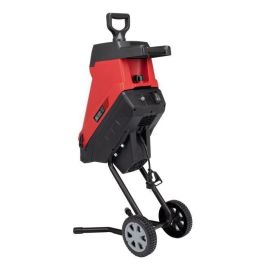 Scheppach GS55 Trituradora de plantas 2400 W, tritura ramas hasta 45 mm, portátil (10 kg) con ruedas y 2 bolsas de recogida.