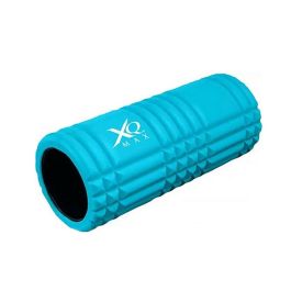 Xqmax Rodillo de movilidad rígido Foam Roller, exterior 100% EVA, tubo 100% PV, Ø14.5x33cm, 800g, colores surtidos (azul cielo, rosa, negro)