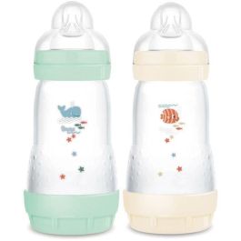 Juego de 2 biberones - MAM - Easy Start - Clásico anticólico - 260 ml - Flujo 2 tetina - Menta + Algodón Precio: 29.5000002. SKU: B13DZPPMFD
