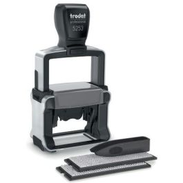 Trodat Stempel 5253 Sello Professional Typomatic Autoentintado 27x48mm, Tinta Negra, Cuerpo Metálico, Acero Inoxidable Precio: 63.50000019. SKU: B1FTXHWTQ6