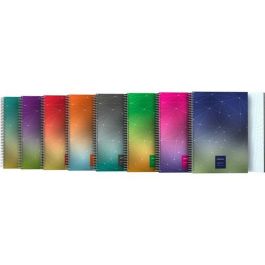 Cuaderno Grafoplas Multicolor Din A4 80 Hojas 21,5 x 31,5 cm (8 Unidades)