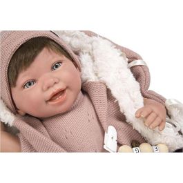 Muñeca reborn arias 45 cm gimena c/saco portabebe Muñeca reborn arias 45 cm gimena c/saco portabebe
