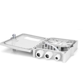 Digitus Caja de Distribución FTTH para Exterior 6 SC/DX, SC, Gris
