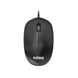 Nilox MOUSB1012 Ratón USB Óptico 1200DPI Negro Nilox MOUSB1012 Ratón USB Óptico 1200DPI Negro