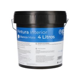 Pintura plastica blanca mate interior 4 l Precio: 12.50000059. SKU: S7905252