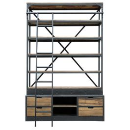Libreria Loft DKD Home Decor Marron Negro 45 x 243 x 160 cm Precio: 1501.50000011. SKU: S3022065
